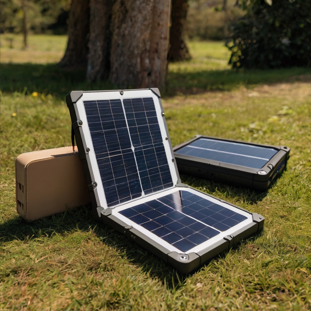 Charging devices with panel